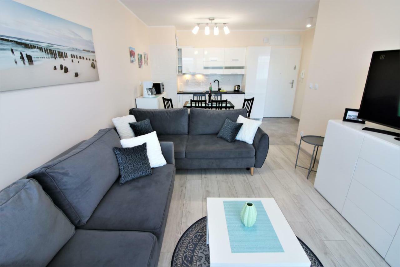 Apartament Superior Pastelowy Przy Plazy Kołobrzeg Esterno foto