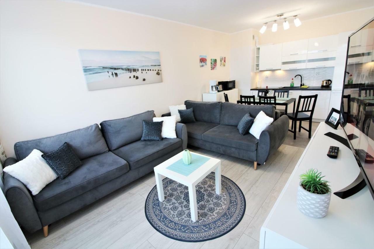 Apartament Superior Pastelowy Przy Plazy Kołobrzeg Esterno foto